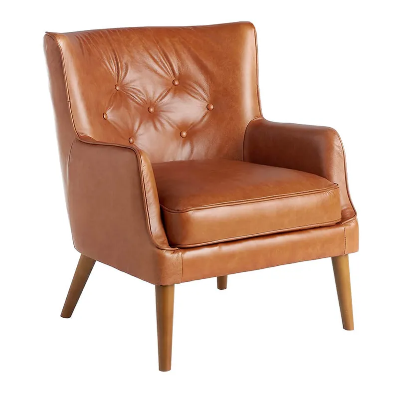 ANGEL CERDA Sillón Chester piel - Sofás sillones puffs