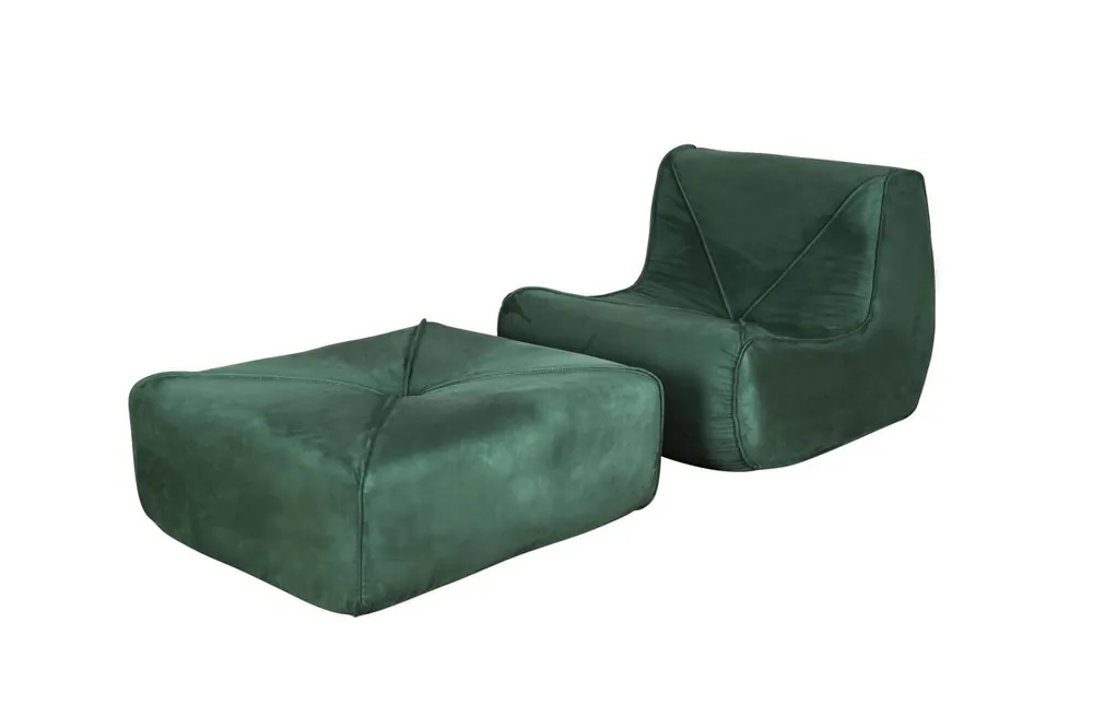 Sillón NUA 86x102x70 Azul - Sofás sillones puffs