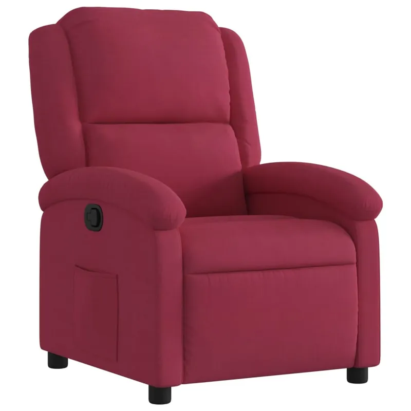 vidaXL Sillón reclinable de terciopelo gris claro - Sofás sillones puffs