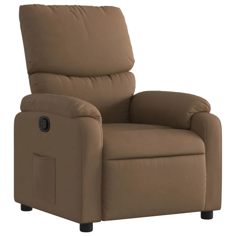 vidaXL Sillón reclinable de tela rojo tinto - Sofás sillones puffs