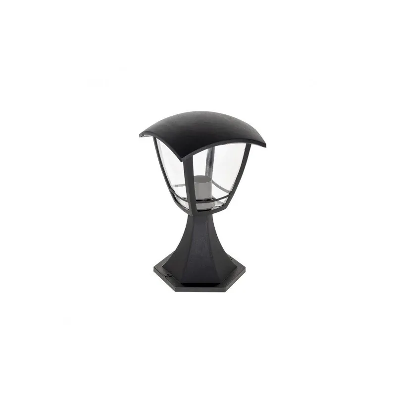 sobremuro exterior policarbonato color negro serie zoio 16.5cm - Decoración