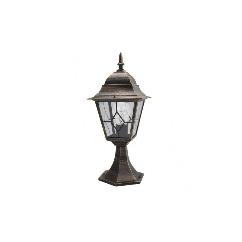 sobremuro jardin aluminio color negro serie bootes 18.5cm - Decoración