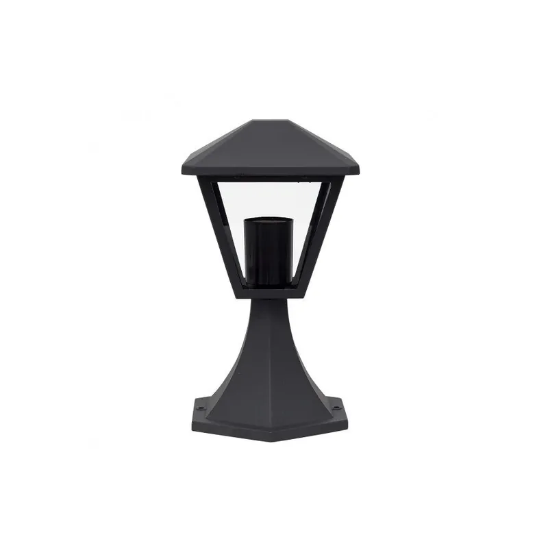 sobremuro jardin metal color gris serie dornela 16cm - Decoración