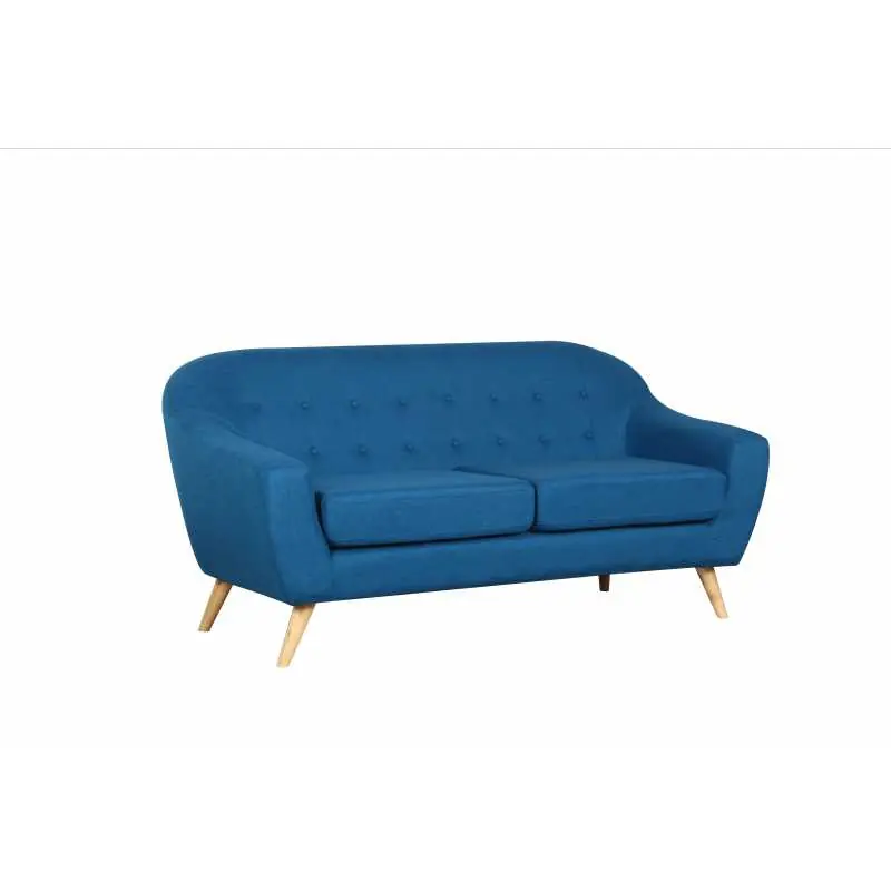 Sofa 3 plazas Marte (Color: Azul) - Sofás sillones puffs