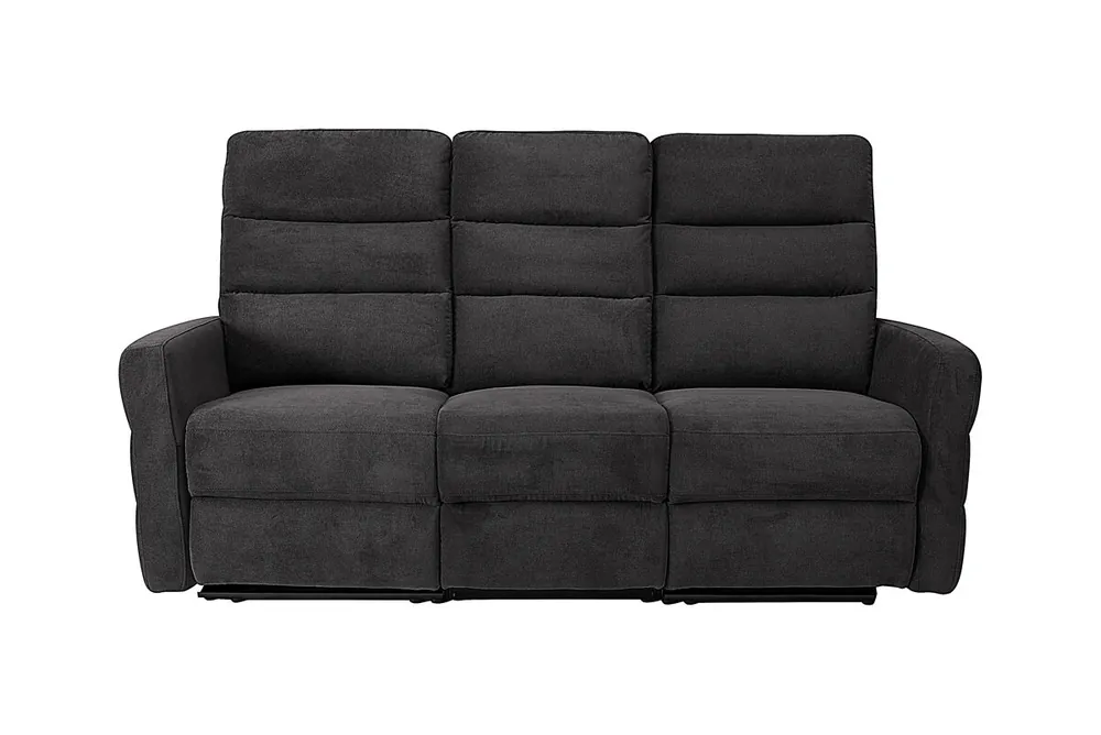 Sofá 3 plazas relax manual ZEUS color gris - Sofás sillones puffs