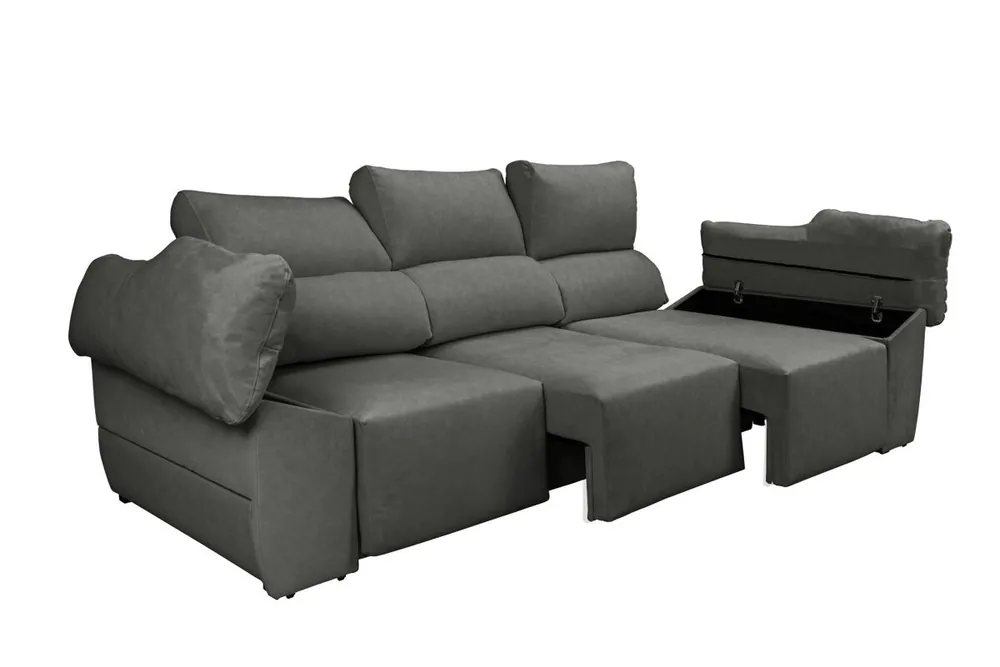 Sofa 4 plazas deslizante Cuarzo Beige - Sofás sillones puffs