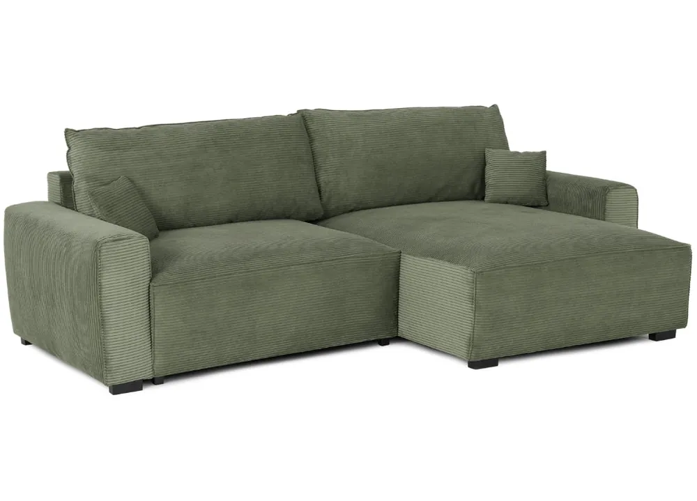 Sofá-Cama Chaise Longue BUDWING Lauren Beige - 4 Plazas - 269x158x96 cm