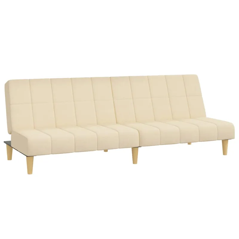 vidaXL Sofá cama de 2 plazas tela azul - Sofás sillones puffs