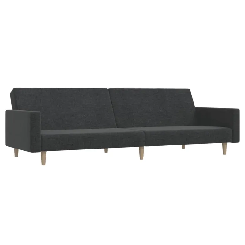 vidaXL Sofá cama de 2 plazas tela color crema - Sofás sillones puffs