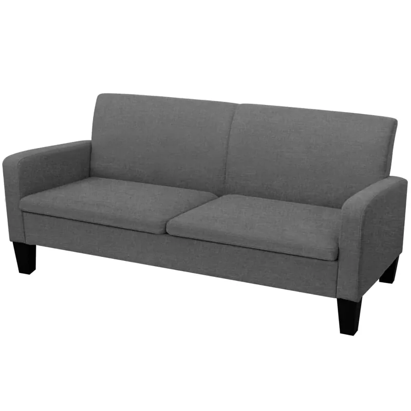vidaXL Sofá de 3 plazas 180x65x76 cm amarillo - Sofás sillones puffs