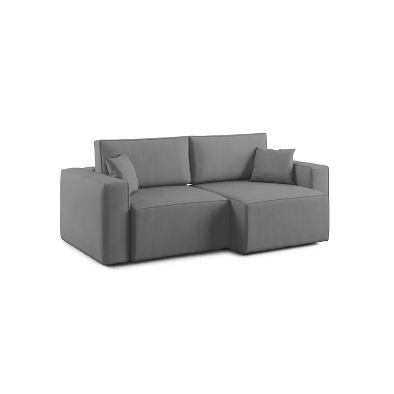 Morfeo Sofá con asiento extraíble en tela impermeable 215 cm Amarillo - Sofás sillones puffs