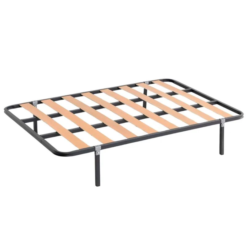 Somier de Tubo acerado 30x30 mm con Refuerzo Central Láminas de Chopo Con y Sin Patas, en Varias Medidas - Descanso