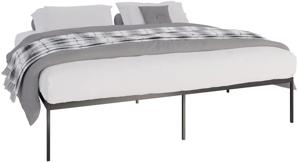 Somier métalico Fargo Metal Negro 205.5X205.5X42.5 cm - Descanso