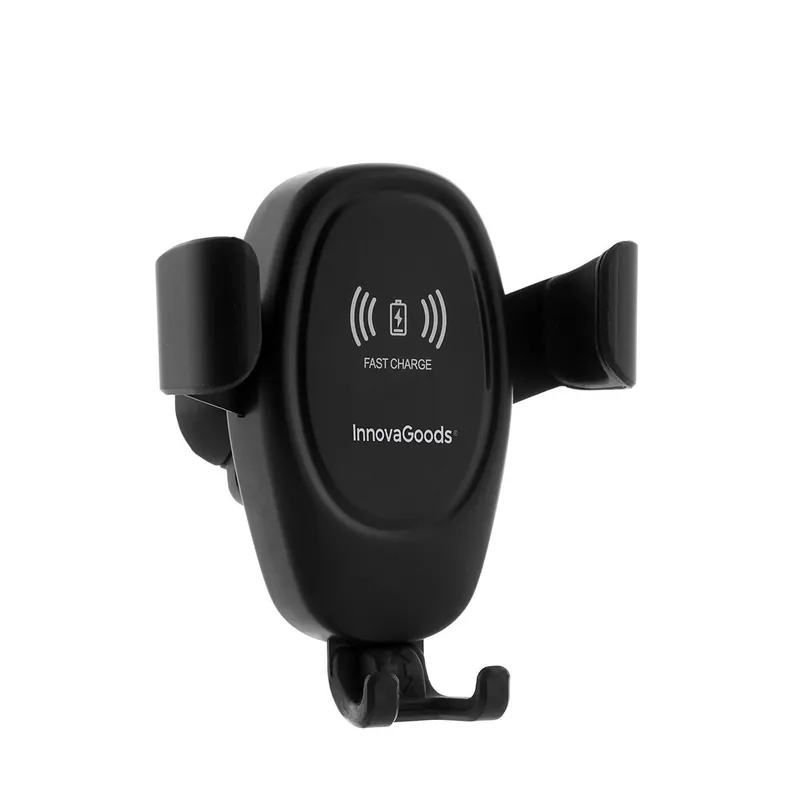 Soporte de Móvil con Cargador Inalámbrico para Coches Wolder InnovaGoods - Electrónica