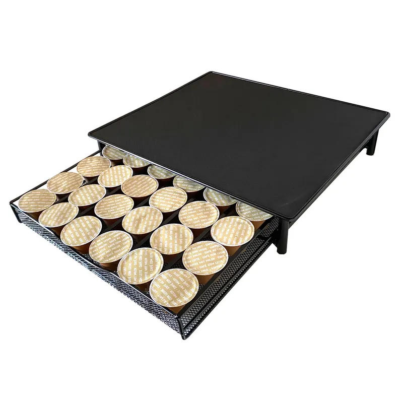 Soporte Organizador Cápsulas Dolce Gusto Nyana Home | Capacidad 36 Capsulas | Compatibilidad Dolce Gusto | Cubierta Metálica | Soporte Metálico | Bandeja Mallada - Electrodomésticos
