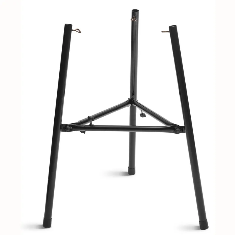 Briebe LEGL3 Soporte para Paellero de Gas 3 Patas, Robusto y Estable, Adecuado para Paelleros de 35 a 70 cm, , Negro - Jardín
