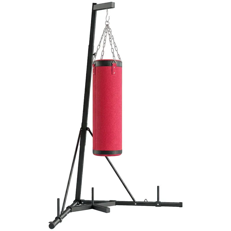 SPORTNOW Soporte para Saco de Boxeo de Pie de Acero, Soporte para Bolsa de Boxeo con Altura Ajustable 175–220 cm y 185–231 cm, Base Pesada y Bolsa de Arena, Entrenamiento para MMA, Gimnasio en Casa - Deporte