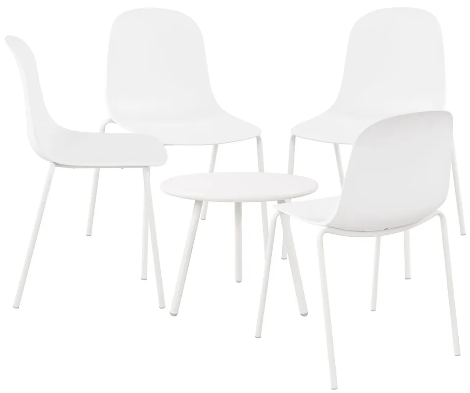 Suite de 4 plazas Berdin Plástico Blanco 156X156X85 cm - Jardín