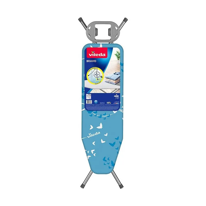 Tabla de Planchar Vileda Bravo Azul Acero (120 x 38 cm) - Electrodomésticos