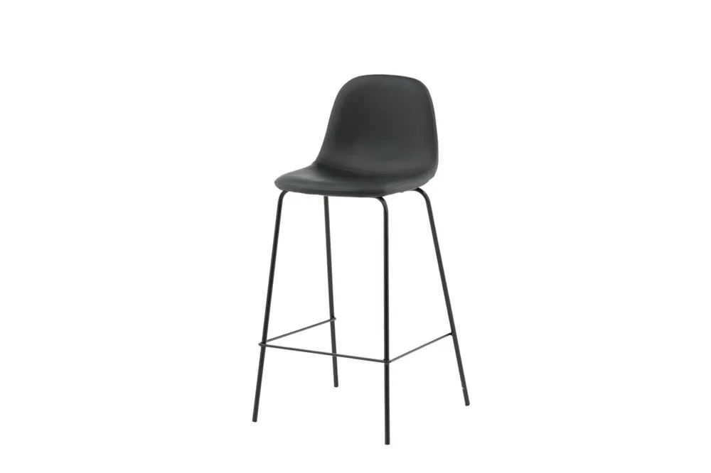 Taburete Alto POLE BS 1NOS 42x43x105 Negro - Muebles