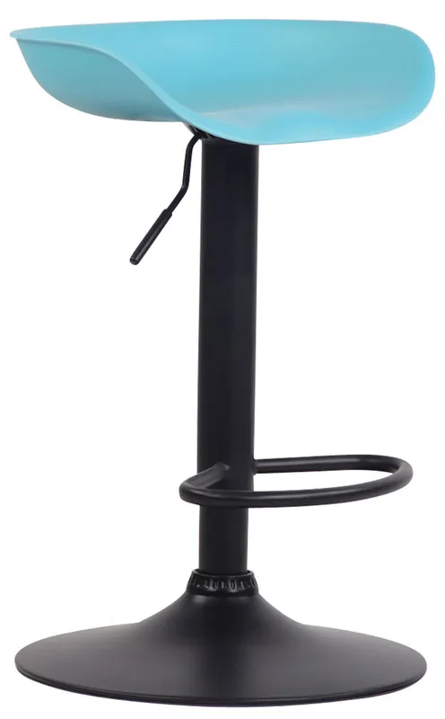 Taburete Anaheim Con Estructura De Polipropileno Plástico Azul 43X52X67 cm - Muebles