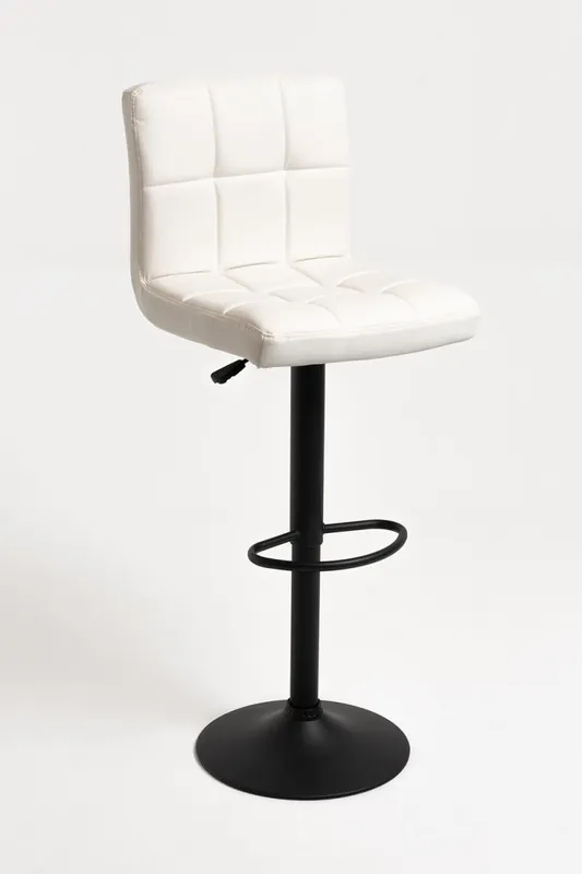 Taburete Casper Black - Blanco