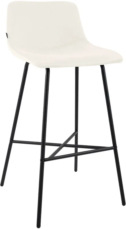 Taburete de bar Altona Terciopelo Verde 49X44X98 cm - Muebles