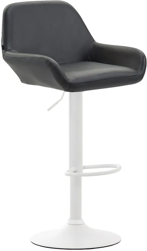 Taburete De Bar Braga En Simil Cuero 52x51x89-109 cm