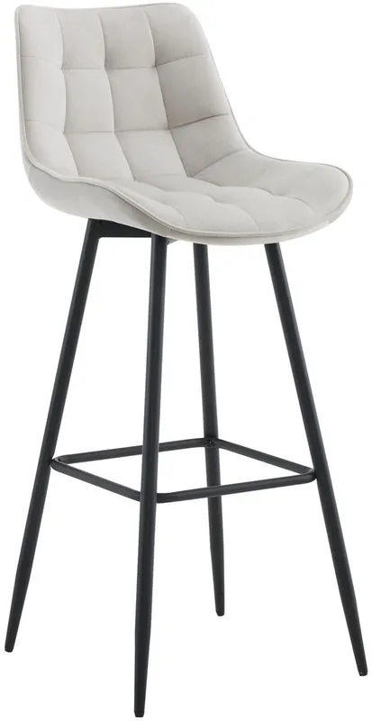 Taburete de bar Dartford Terciopelo Azul 52X47X106 cm - Muebles