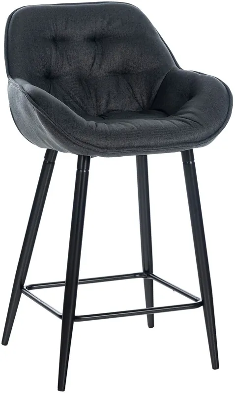 Taburete de bar Gibson en tela o terciopelo 94x54x58 cm - Muebles
