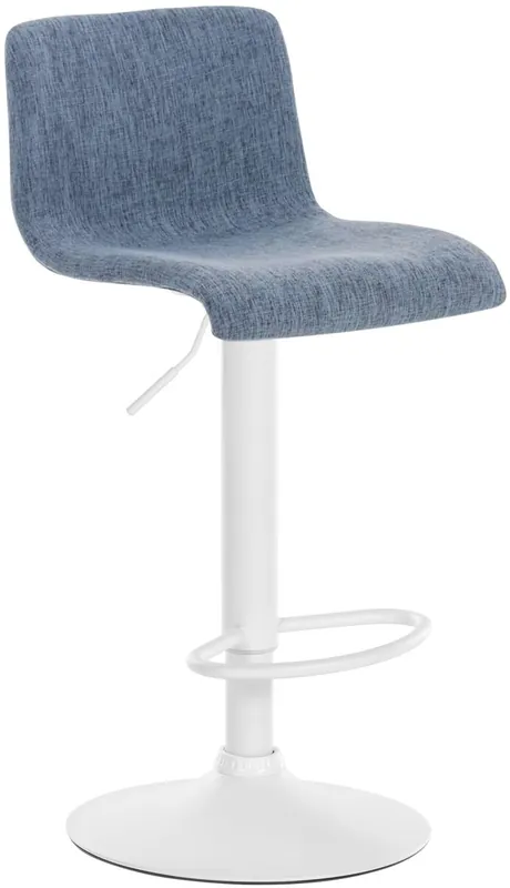 Taburete de Bar Hover en Tela Azul 36X39X84 cm - Muebles