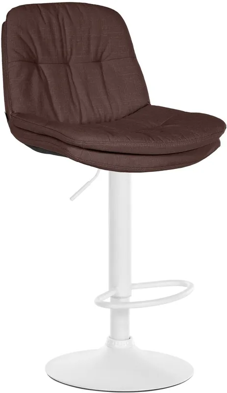 Taburete de tela Laurel Crema 54X46X92 cm - Muebles