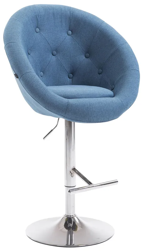 Taburete de bar London V2 en tela 57x65x107-128 cm