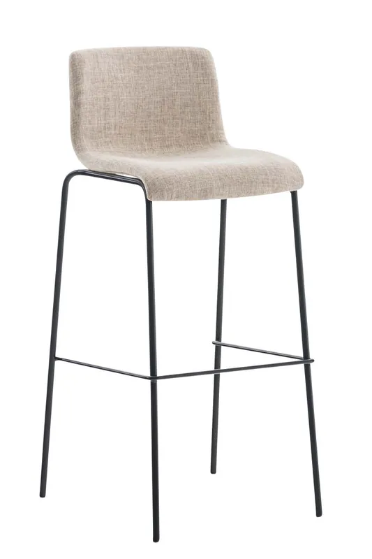 Taburete Hoover en Tela & Base de 4 Patas 48x43x100 cm - Muebles