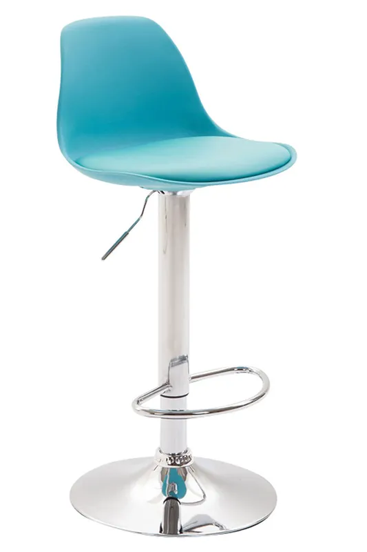 Taburete Kiel Estructura de Plástico & Asiento de Polipiel 43x39x82-104 cm