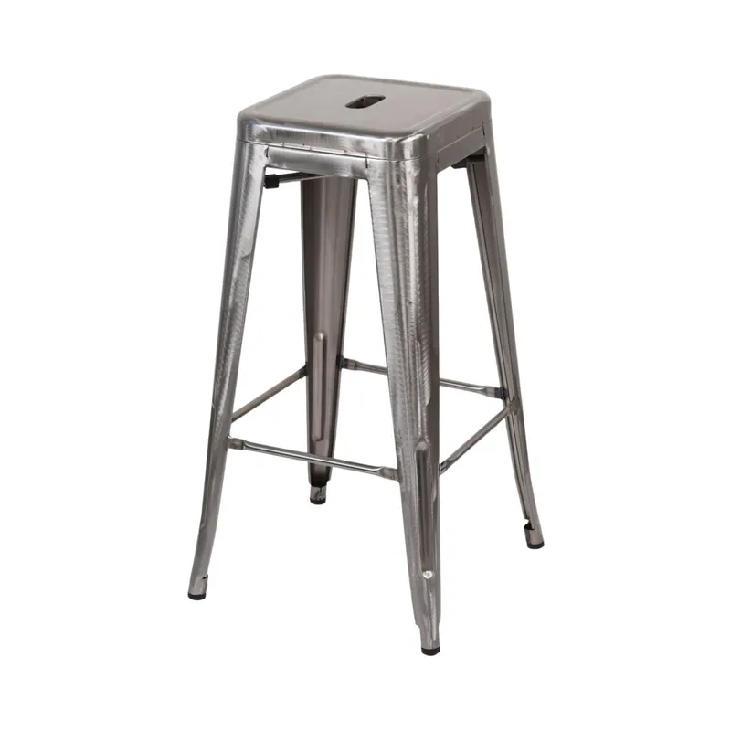 Taburete Medio Industrial Apilable de Acero 7house - Muebles