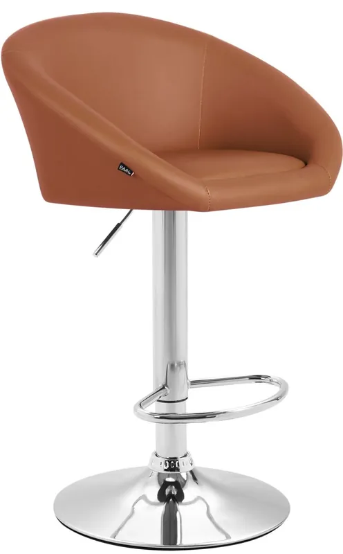 Taburete Miami tapizado en piel sintética 51x55x86-106 cm