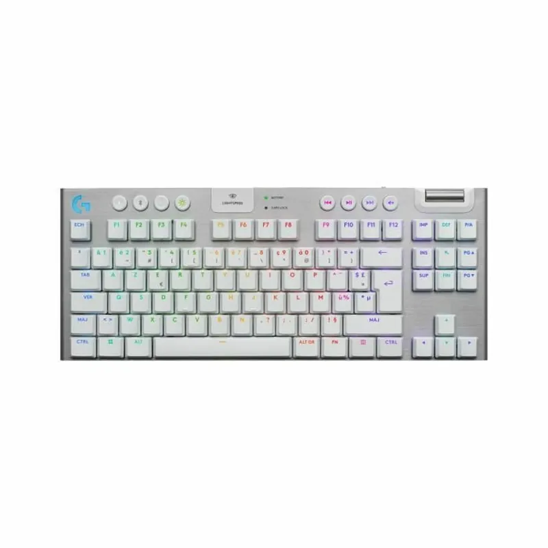 Teclado Logitech G915 X Blanco Francés AZERTY - Electrónica