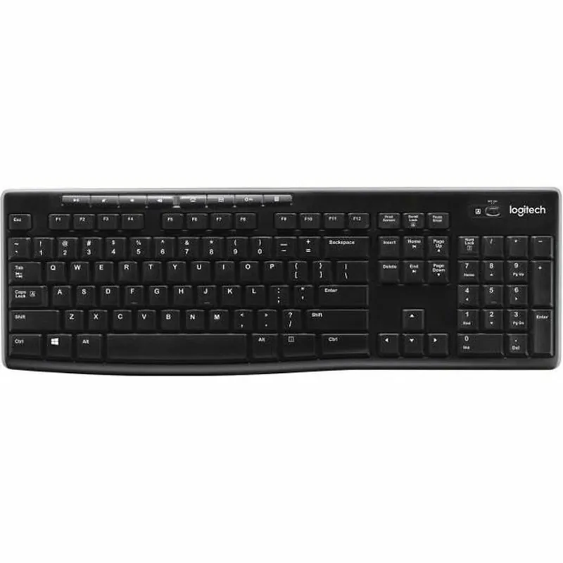 Teclado Inalámbrico Logitech Francés Negro AZERTY - Electrónica