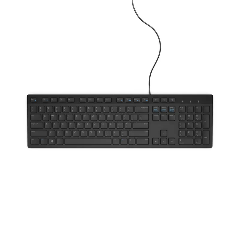 Teclado Dell KB216 Negro Monocromo Inglés EEUU QWERTY Qwerty US - Electrónica