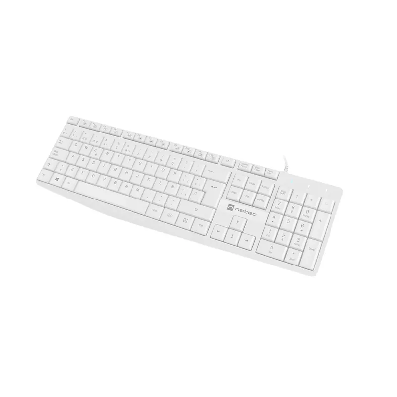Teclado Natec NAUTILUS SLIM Qwerty Español - Electrónica