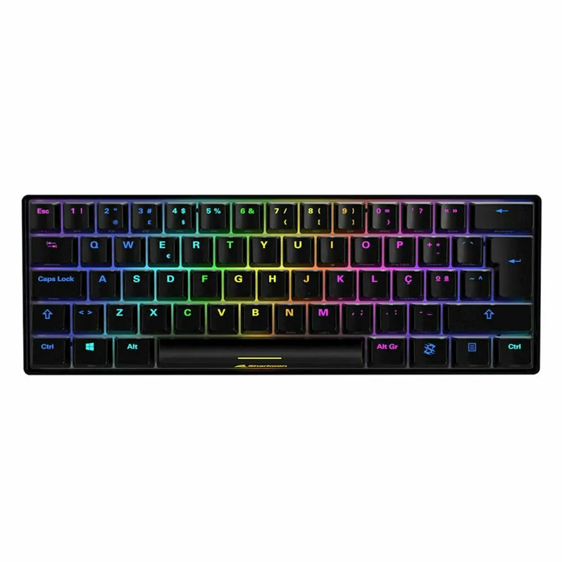Teclado Sharkoon SGK50 S4 Negro Portugués - Electrónica