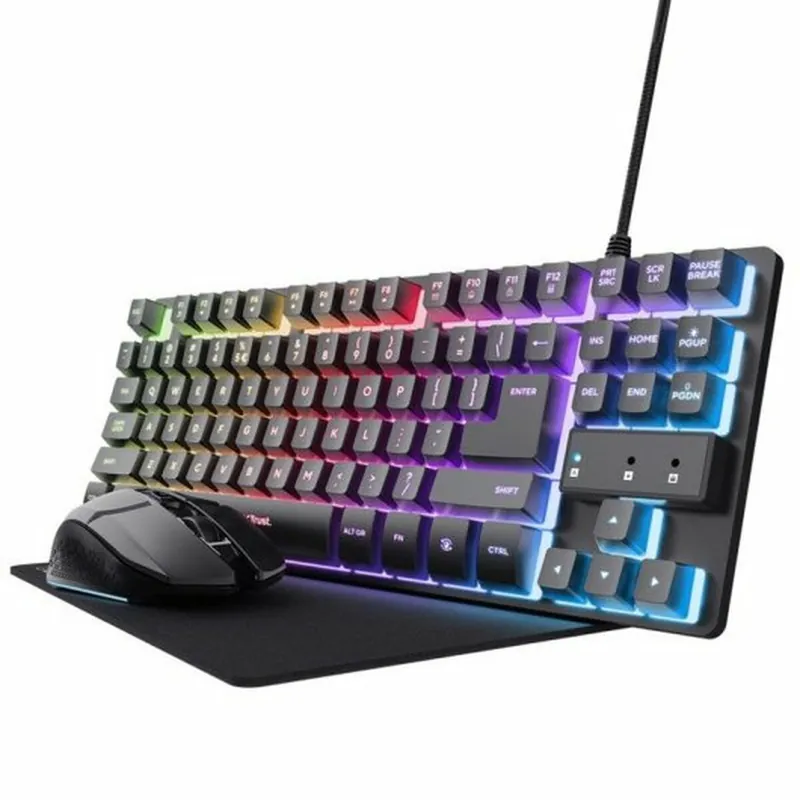 Teclado y Ratón Gaming Trust GXT794 Qwerty Español - Electrónica