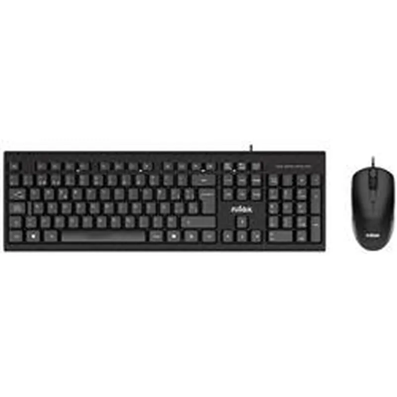 Teclado y Ratón Nilox NXKME0011 Negro Qwerty Español - Electrónica