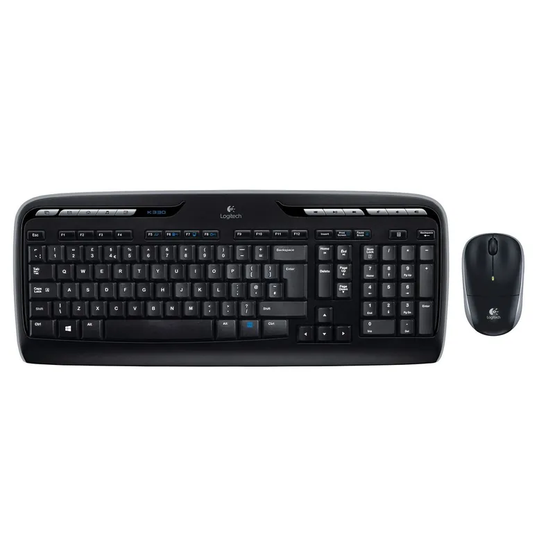Teclado y Ratón Logitech Wireless Combo MK330 Negro Qwerty US - Electrónica