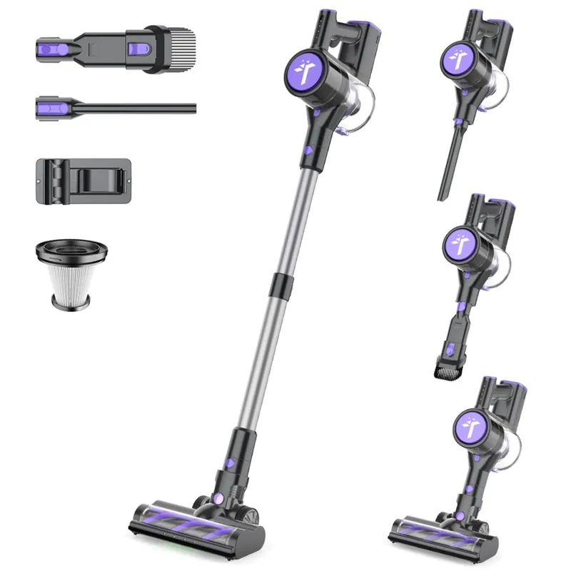 Teendow P11Pro aspiradora de mano 300W 45KPA inalámbrica - Morado
