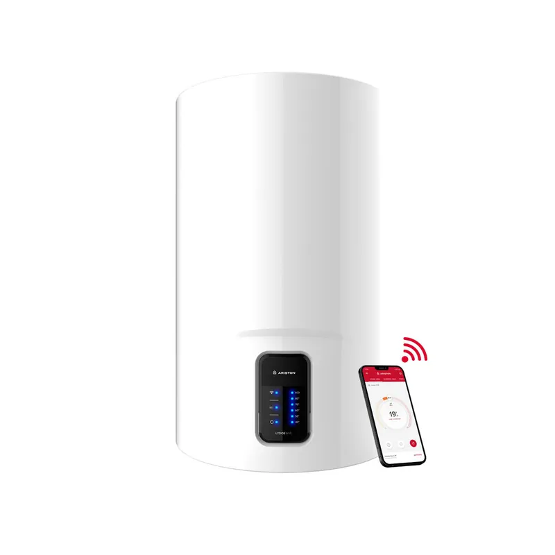 Termo eléctrico, Ariston, Lydos Wifi 50 litros, Vertical, Clase Energetica B - Electrodomésticos
