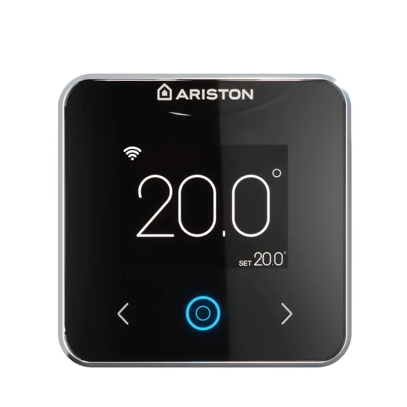 Termostato inteligente wifi, Ariston, Cube S Net Negro, Conexión por cable - Electrodomésticos