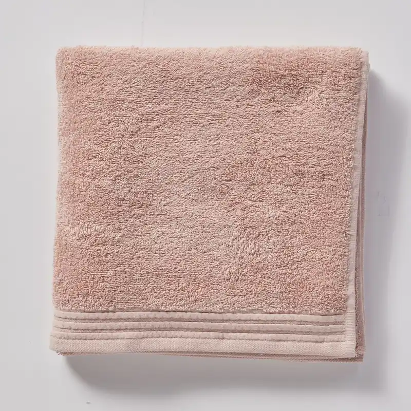 Toalla algodón COTTON 65x130cm color rosa - Textil