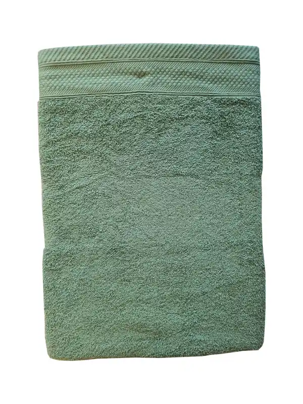 Toalla algodón VICTORIA 50x100cm color verde - Textil